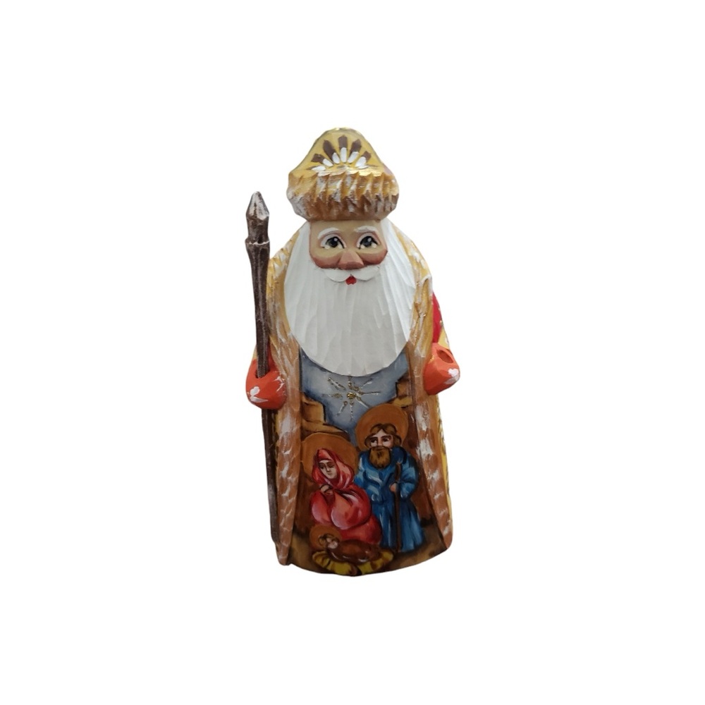 Russian Handcrafted Santa Claus 8”